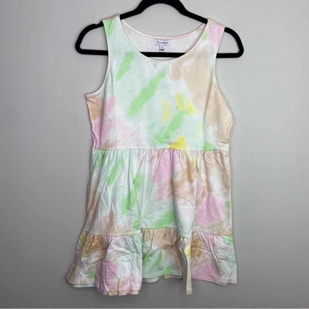 NWT tie dye girls‎ dress size large